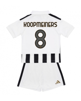 Billige Fotballdrakt Juventus Teun Koopmeiners #8 Replika Hjemmedraktsett Barn 2026-27 Kortermet (med bukser)